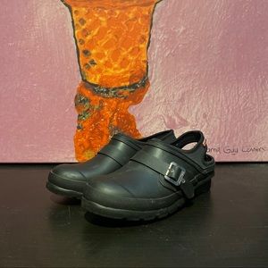 Hunter Rubber Clog size 8